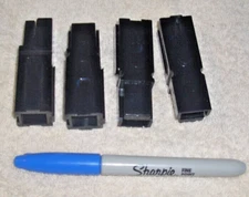 Lot of 4 New Black Anderson Power Poles PP120 Housing Only 1321G1 Connector