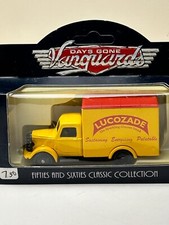 Lledo Vanguards 1950 Bedford Box Truck with Box, Lucozade