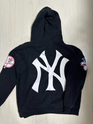Supreme x 47' Brand x MLB New York Yankees Black Hoodie L | eBay