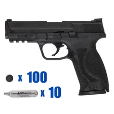T4E .43 CAL HOTEL PAINTBALL PISTOL PACKAGE KIT - SMITH & WESSON M&P 2.0 - BLACK