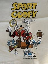 VTG WALT DISNEY Sport Goofy Canvas Bag 90s Eveready Batteries Promo Made In USA