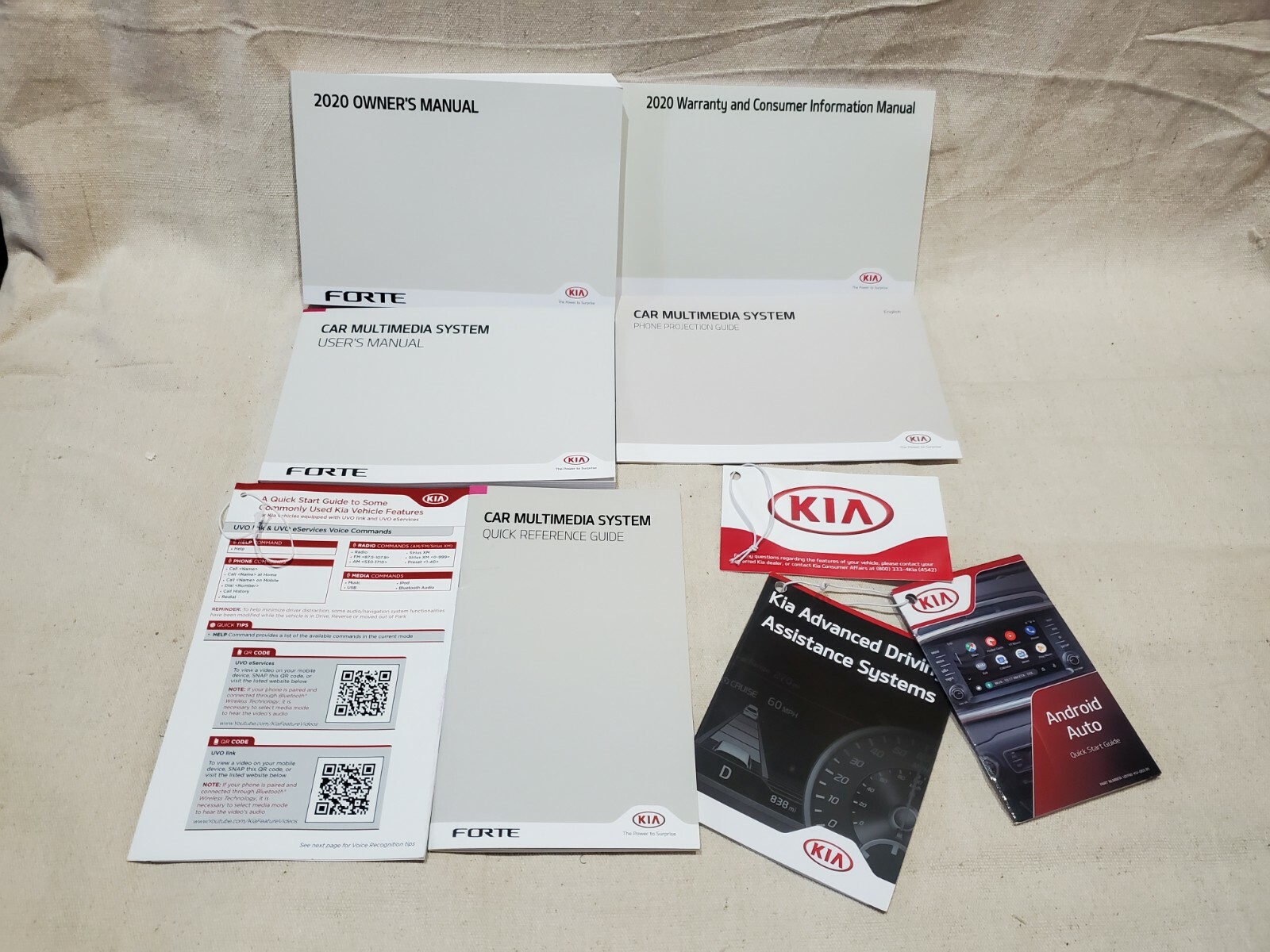 2020 Kia Forte Owners Manual Set OEM Free Shipping eBay