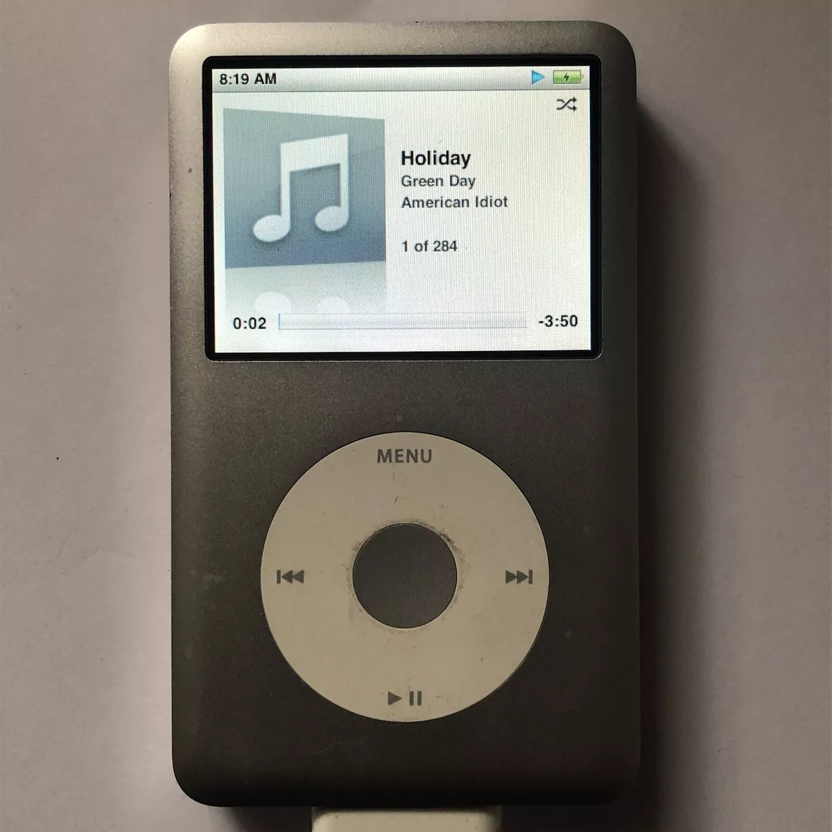 Apple iPod Classic 6th Generation 160GB Thick A1238 MB145LL Silver Gray Working!
