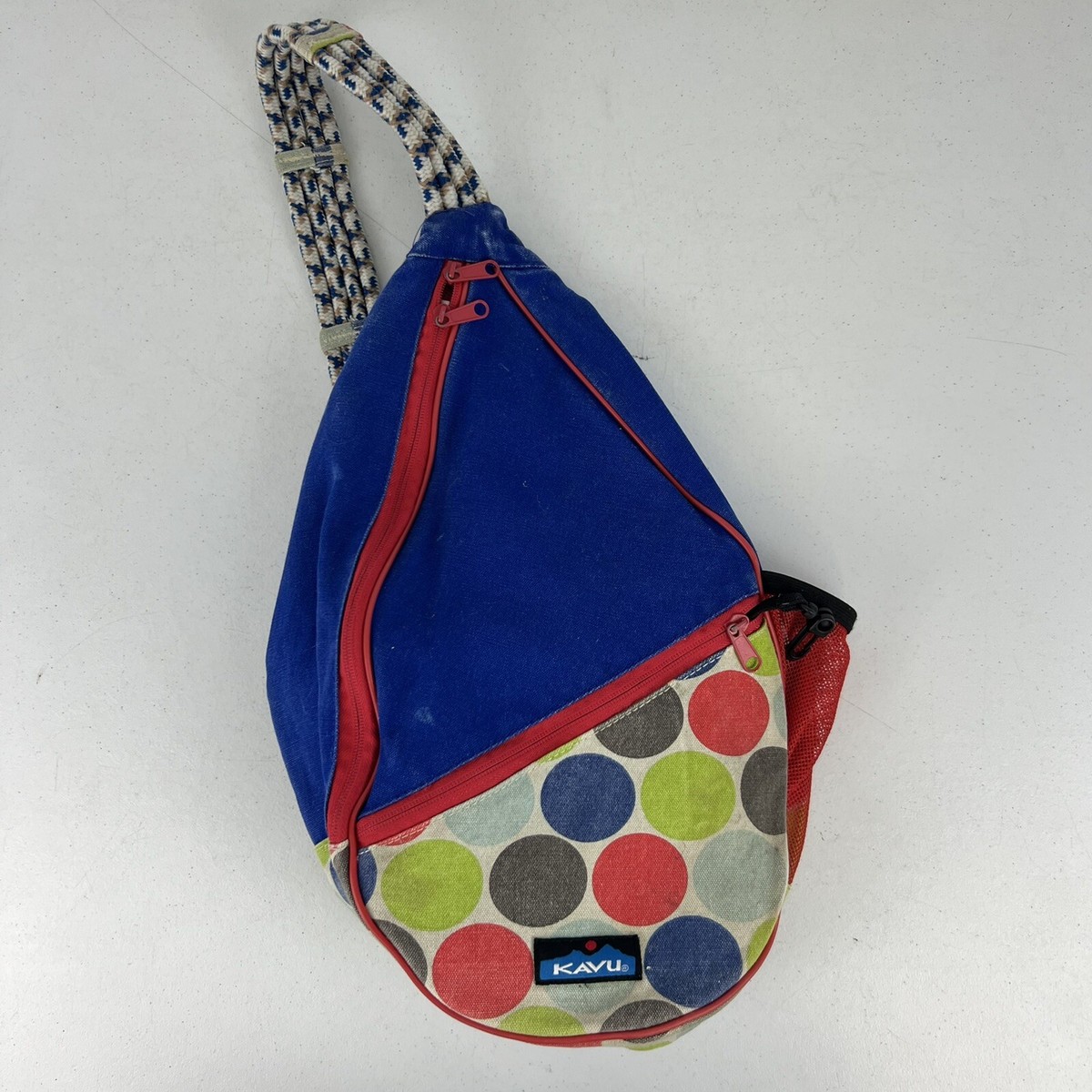 Kavu Paxton Pack Rope Sling Bag Crossbody GOT DOTS