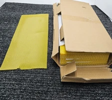 (QTY 30) Vkinman Bee Hive Wax Frames Beekeeping Honeycomb Sheet Yellow