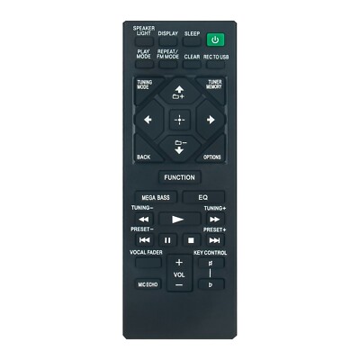 RMT-AM220U Replace Remote Control Fit for Sony MHC-V11 MHCV11 Home Audio System