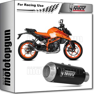 exhaust racing open mk3 stahl schwarz mivv fur ktm 390 duke 2024
