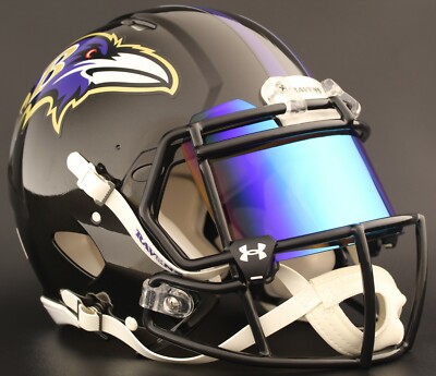 *CUSTOM* BALTIMORE RAVENS NFL Riddell Speed AUTHENTIC Football Helmet