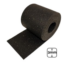 (9,50EUR/m²) 3mm, Bautenschutzmatte Gummigranulatmatte Gummischrotmatte