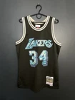 LOS ANGELES LAKERS NBA BASKETBALL JERSEY #34 O'NEAL MITCHELL NESS SIZE M ADULT