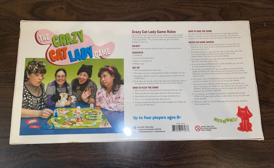 Crazy Cat Lady Board Game New Shrink Wrap Has A Tear - Image 3 of 4