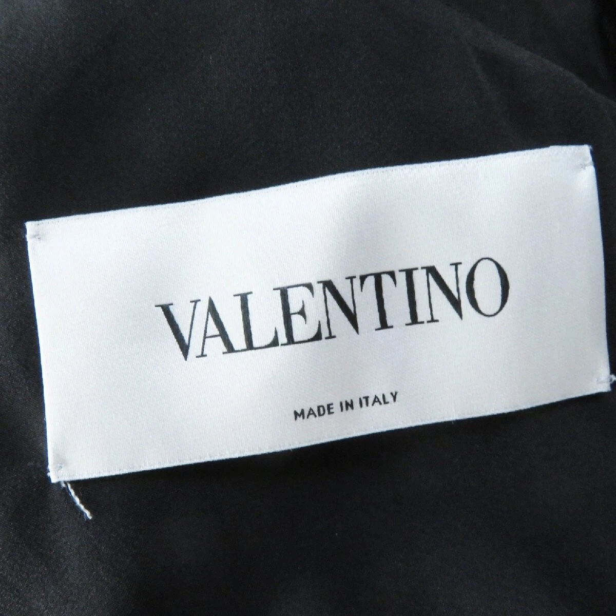 Abito svasato super lungo VALENTINO 100% seta trasparente manica lunga nero taglia:40