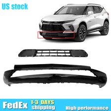 Front Lower Bumper Cover Grille W/O Block Heater For 2019-25 Chevrolet Blazer RS