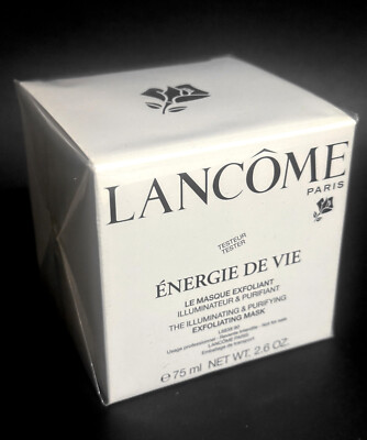 Lancome Energie de Vie Illuminating & Purifying Exfoliating Mask 75ml 2.6 oz nib