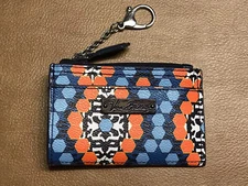 Vera Bradley Zip ID Case/Coin Purse w/Keychain