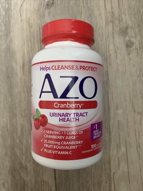 AZO Cranberry Urinary Tract Health Softgels 100 Count For Sale Online 