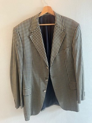 J.Dammann Regent Sakko Herren kariert Vintage Blazer Handtailored