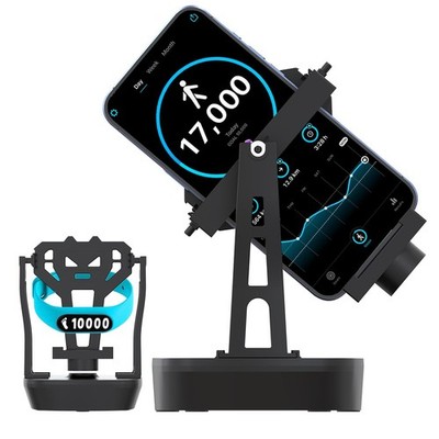 Rechargeable Phone Swing Device with Timer, 3000-12000 Steps Per Hour, 1200