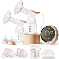 8100 Double Electric Breast Pump Suitable for Large Nipples with 4 Modes|9 Le...