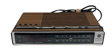 VTG General Electric Clock Radio AM/FM Dual Alarm 7-4636B GE Vtg 1980s Tested