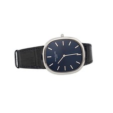 Patek Philippe Golden Ellipse Platinum Blue Dial 34.5x39.5mm 5738P-001 Full Set 4