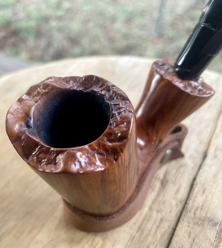 *Exceptionally Rare* 1970’s Caminetto Super Moustache Freehand Estate Pipe - Image 3 of 4