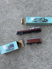 Vintage Marklin Train Accessories 4015 4505 Car Transporter Covered Wagon