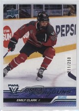 2024 Upper Deck PWHL 1st Edition Young Guns Deluxe 211/250 Emily Clark #70 4z8