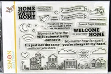 Home Sweet Home Simon Says Stamp Clear Stamps Sayings Banners Unused