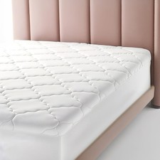 Fitted Mattress Pad - King Size 78" x 80" Mattress Pad - Soft and Comfortab...