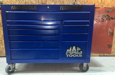 maccho Mac Tech 1000 Blue 11 Drawer Toolbox With Removable Matco Side