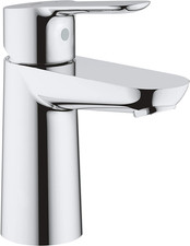 GROHE Bauedge - Smooth Body Single-Lever Basin Mixer Tap (1-Hole Installation, M