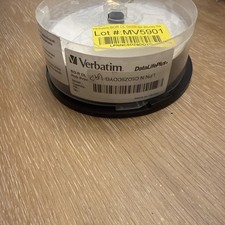 23 Verbatim BD-R DL 50GB 8X Blu-ray Recordable Media Disc Double Layer 23pk