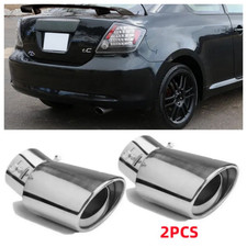 2x Car Tail Pipe Exhaust Rear Muffler Tailpipetip Cover For Scion Tc 2005-2016