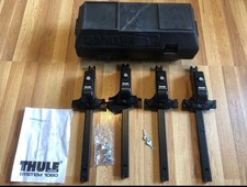 Thule Kit 1080 Roof Rack W Case Cross Bars Key Saab Rain Gutter Mounts Thule Kit 1080 Roof Rack W Case Cross Bars Key Saab Rain Gutter Mounts