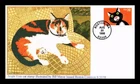 US COVER CATS BRIGHT EYES PETS FIRST DAY ISSUE