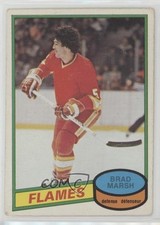 1980-81 O-Pee-Chee Brad Marsh #338 0nr3