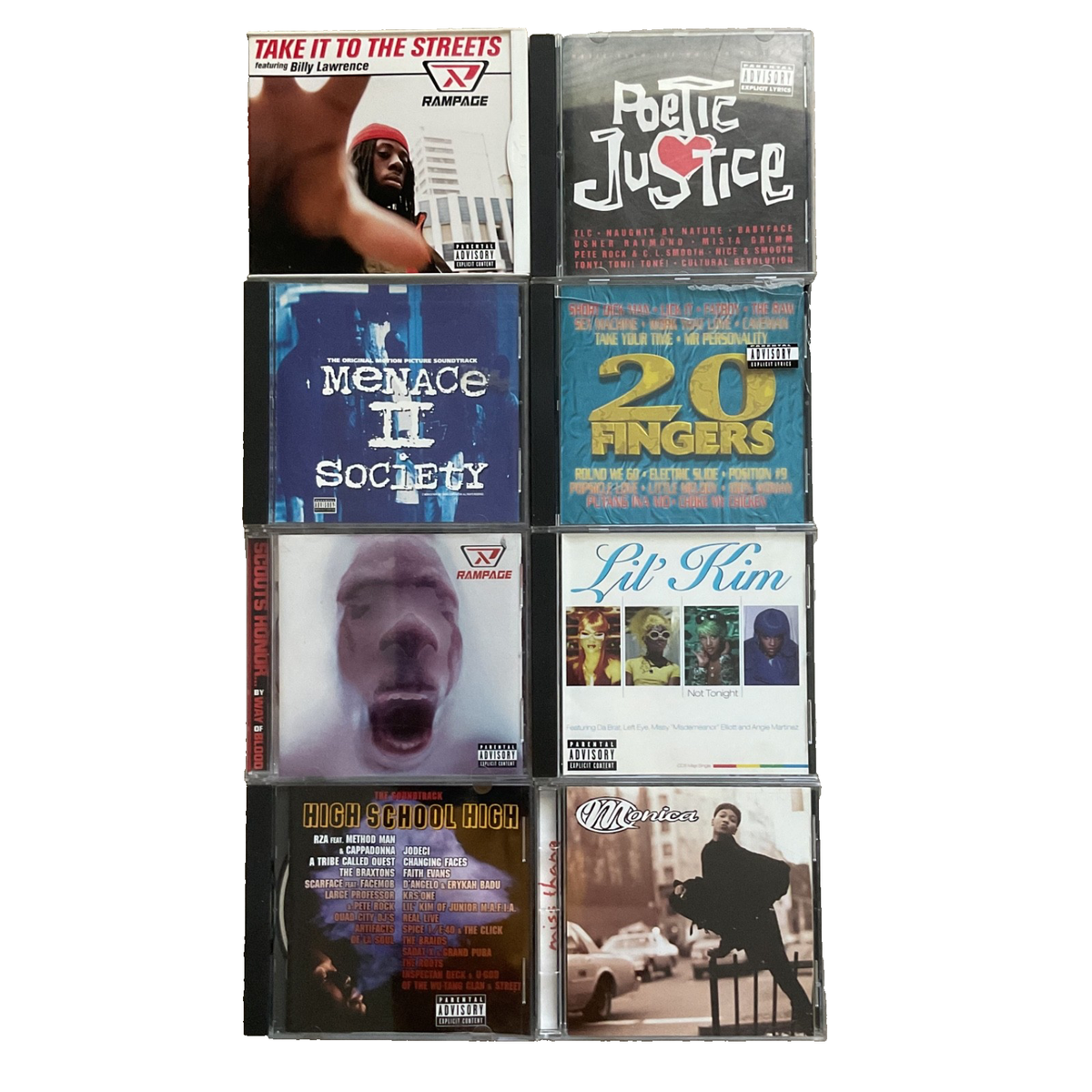 洋楽 REIGN G-RAP INDIE R&B CD VTG 90s Rap Hip Hop R&B CD Lot 8 20 Fingers Compilation Rampage