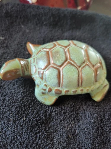 Frankoma Green Turtle 5 In Ex Cond