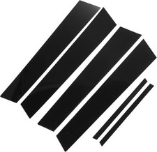 6 Pcs Door Cover Panel Trim Pillar Posts Exterior Door Window Anti Scratch Stick