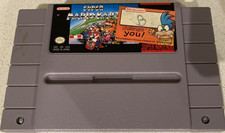 Super Mario Kart SNES Nintendo Game Cartridge, Player's Choice Tested Working