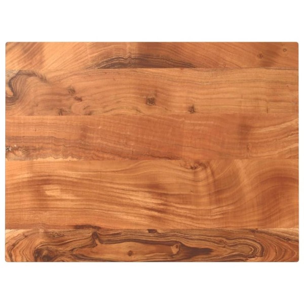 Tischplatte 90X60X3,8 Cm Rechteckig Massivholz Akazie-image