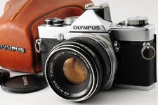 Meter Works [NEAR MINT] Olympus OM-1N Film Camera F.Zuiko 50mm F1.8 From JAPAN