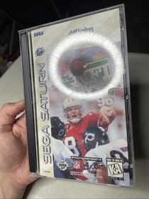 NFL QUARTERBACK CLUB 96 1996 (Sega Saturn) Complete CIB READ Reg Card