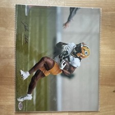 Jalen White Green Bay Packers Original Signed Photo Leaf Authentics