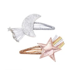 2 Pcs Toddler Hairpins Star Bobby Kid Children's Accessories Cute Clips