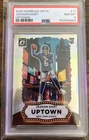 Panini 2025 Donruss Optic Uptowns Jaxson Dart Rookie Insert #11 Giants PSA 8