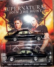 GreenLight Supernatural 67 Chevy Impala Sports Sedan 1/64 Loose Mag Wheels Rare