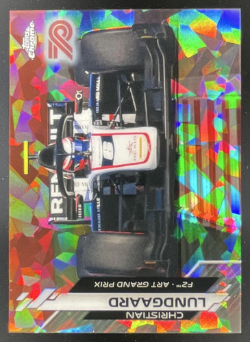 Christian Lundgaard [Refractor] #68 2020 Topps Chrome Formula 1 card