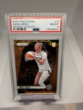 Panini Prizm WNBA Angel Reese Rookie Orange Velocity #10 PSA 8 Chicago Sky